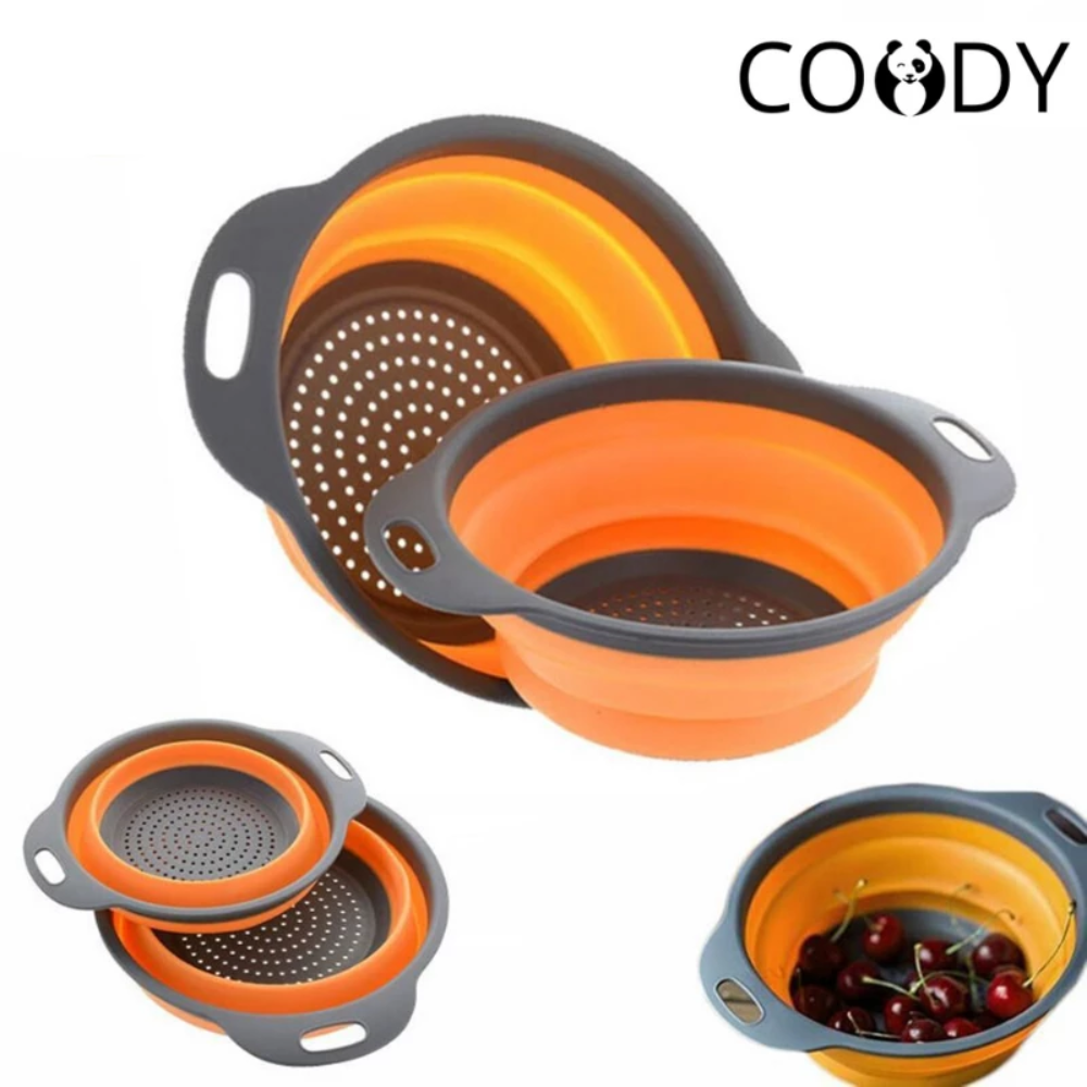 Set of 2 Collapsible Colanders