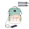 Waterproof USB Charger Diaper Bag